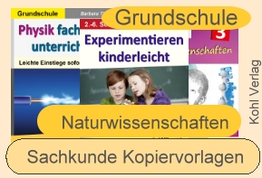 Sachkunde Kopiervorlagen. Naturwissenschaften