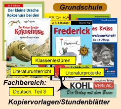 Kopiervorlagen zu Märchen, Fabeln, Sagen und Lyrik für den Einsatz in der Grundschule