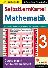 Mathe Kopiervorlagen mit Lösungen - SelbstLernkartei 3. Kopfrechenaufgaben