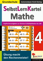 Mathe Kopiervorlagen mit Lösungen - SelbstLernkartei 4. Kopfrechenaufgaben