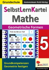 Mathe Kopiervorlagen mit Lösungen - SelbstLernkartei 5. Geometrische Formen