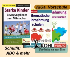 Kopiervorlagen für Kindergarten und Vorschule