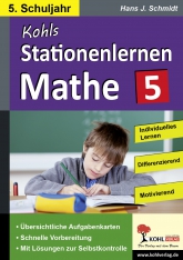 Mathe Kopiervorlagen mit Lösungen - Mathe Stationenlernen, 5. Schuljahr