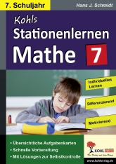 Mathe Kopiervorlagen mit Lösungen - Mathe Stationenlernen, 7. Schuljahr