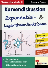 Mathe Kopiervorlagen mit Lösungen - Kurvendiskussion. Exponential- und Logarithmusfunktionen