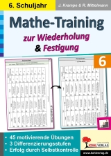 Mathe-Training zur Wiederholung & Festigung / Klasse 6