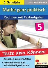 Mathe Kopiervorlagen mit Lösungen - Mathe ganz praktisch, 5. Schuljahr