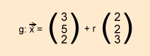 Analytische Geometrie und lineare Algebra: Punktprobe einer Geraden