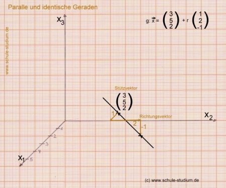 Analytische Geometrie und lineare Algebra: Parallele und identische Geraden