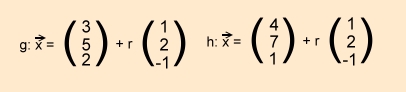 Analytische Geometrie und lineare Algebra: Parallele und identische Gerade