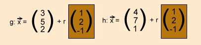 Analytische Geometrie und lineare Algebra: Parallele und identische Gerade