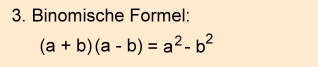 Binomische Formel