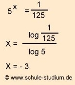Anwendung des Logarithmus in der 10. Klasse Realschule/Gymnasium