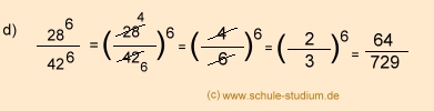 Potenzgesetze anwenden. Rechnen mit Potenzen