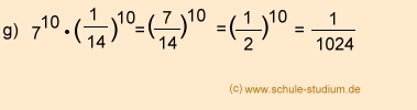 Potenzgesetze anwenden. Rechnen mit Potenzen