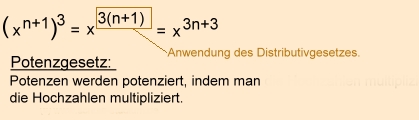 Potenzgesetze anwenden. Rechnen mit Potenzen