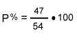 Berechnung von P%