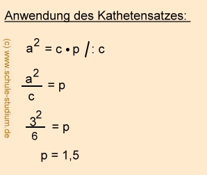 Satz des Pythagoras- Beispielaufgabe