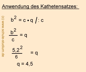 Satz des Pythagoras- Beispielaufgabe