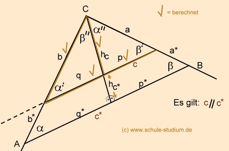 Satz des Pythagoras- Beispielaufgabe