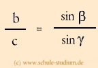 Beweis des Sinussatzes