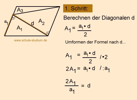 Flächeninhalt bei Vielecken berechnen