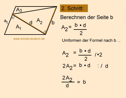 Flächeninhalt bei Vielecken berechnen