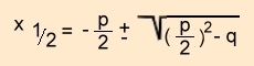 PQ Formel, Mathematik 9. Klasse