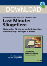 Biologie Unterrichtsmaterialien zum Sofort Download