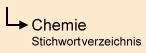 Chemie Stichwortverzeichnis