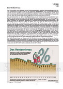 Das Rentenniveau Schaubilder Wirtschaft und Politik