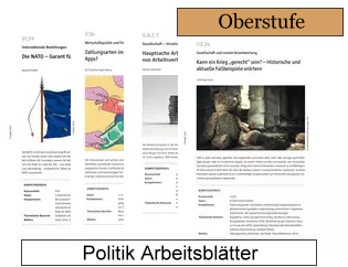 Aktuelle Politik / Sozialkunde Arbeitsblätter