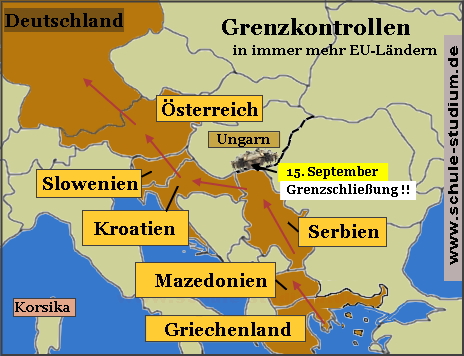 Grenzkontrollen in immer mehr EU Ländern - Neue Flüchtlingsroute