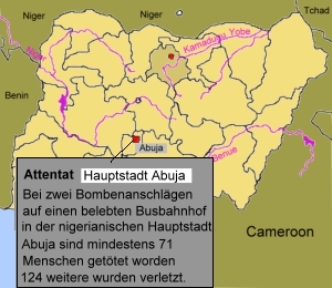 Attentat in Nigeria (Boko Haram Sekte)