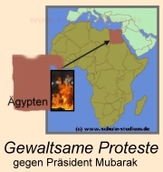 Ägypten - Protestwelle gegen Präsident Mubarak