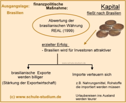 Die Wirtschafts- und Finanzpolitik Brasiliens in den 90er Jahren