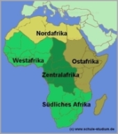 Afrika- Übersichtskarte