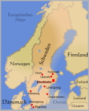 Schweden - Übersichtskarte