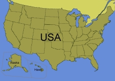 USA Übersichtskarte