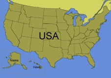 USA Übersichtskarte
