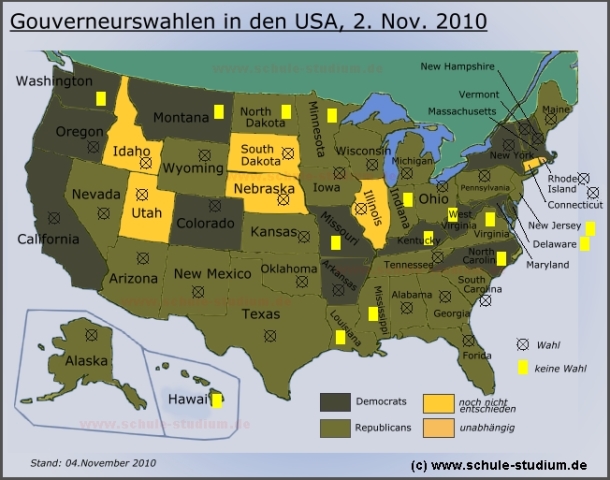 US Gouverneurswahl 2010