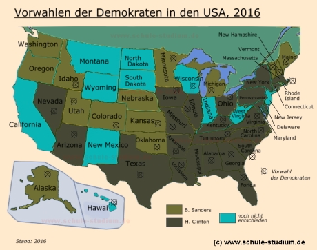 US Vorwahlen in den USA 2016