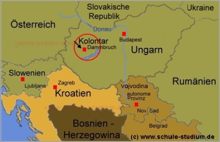 Dammbruch bei Kolontar (Ungarn)