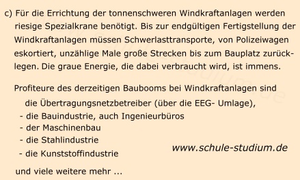 Windkraft- schlecht für das Klima