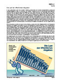 Schaubilder, Diagramme, Tabellen und Illustrationen zu Wirtschaft und Politik