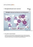 Energieverbrauch und Reserven Schaubilder, Diagramme, Tabellen und Illustrationen zu Wirtschaft und Politik