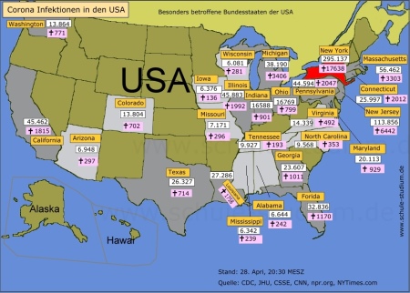 Corona Infektionen USA