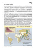Indien: Tee - Getränk der Welt (06/2011) Schaubilder, Diagramme, Tabellen und Illustrationen zu Wirtschaft und Politik