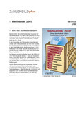Welthandel 2007 Schaubilder, Diagramme, Tabellen und Illustrationen zu Wirtschaft und Politik
