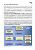 Organe der europäischen Union Schaubilder, Diagramme, Tabellen und Illustrationen zu Wirtschaft und Politik